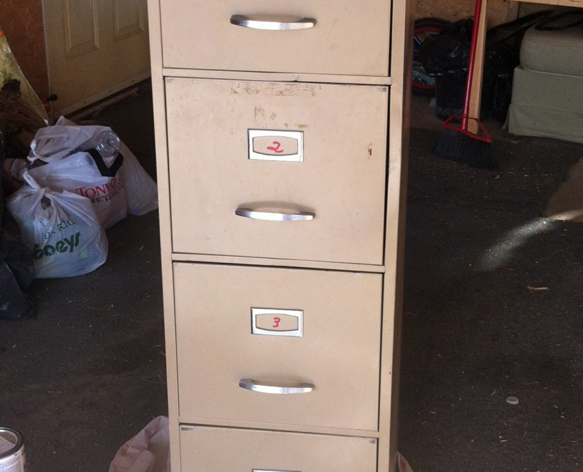 Old file cabinet found at Re-Store for $40