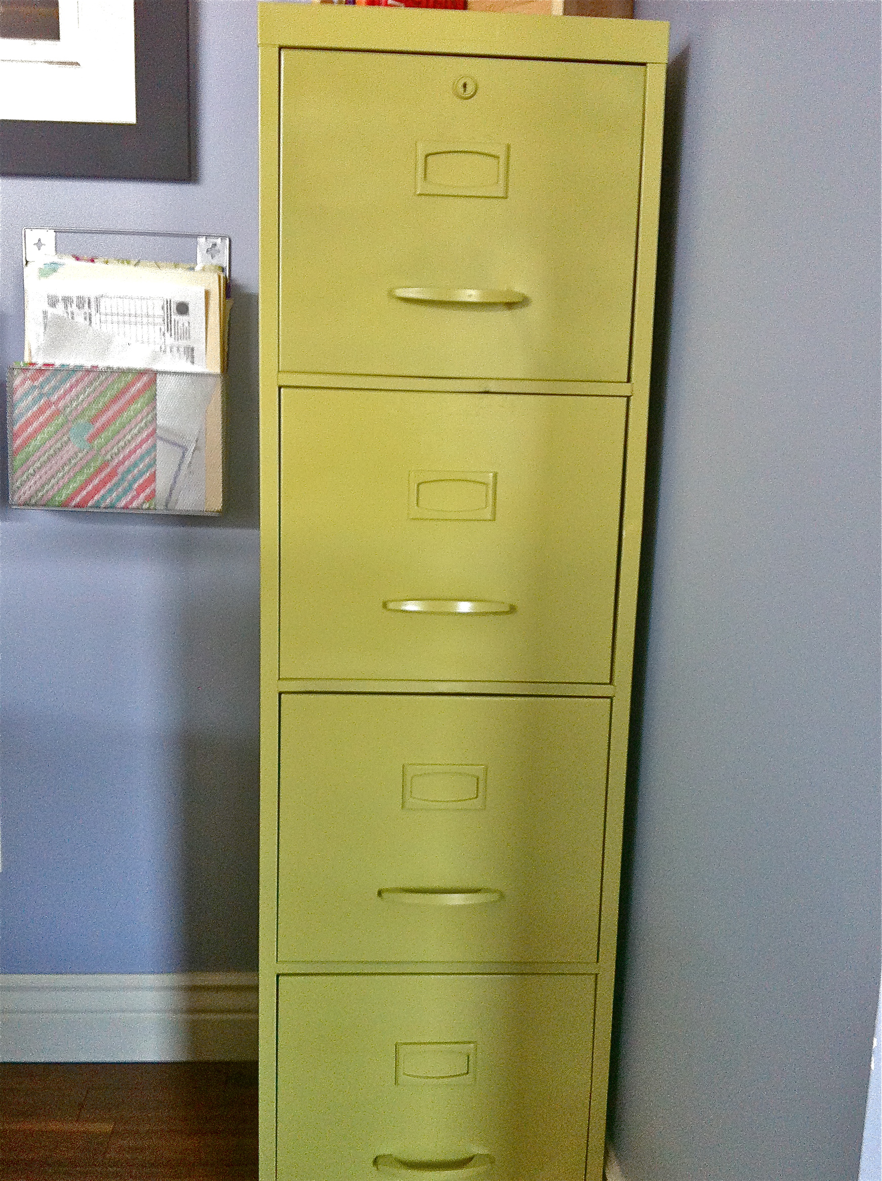 Giving New Life To An Old File Cabinet With A Coat Of Paint Home