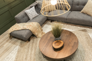 Furniture from konto and sofaland, area rugs from homesense. Plants, lighting, home decor